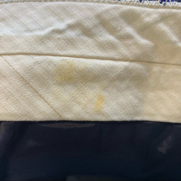 J.Crew Purple Metallic Tweed Cafe Capri Dress Pants-4 - Picture 9 of 9